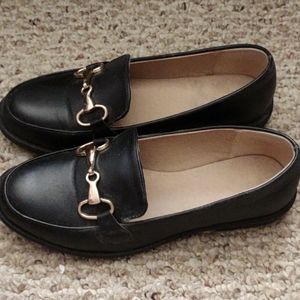 Black loafer